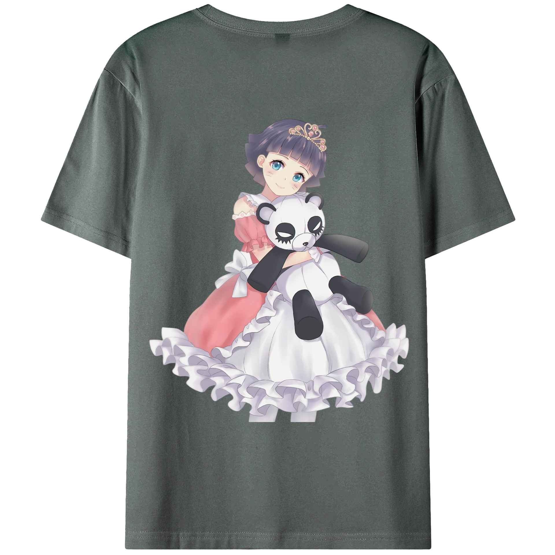 （画像用） NARUTO -ナルト- うずまき ヒマワリ Uzumaki Himawari 綿100％ メンズ半袖Tシャツ（バックプリント） 通気性
